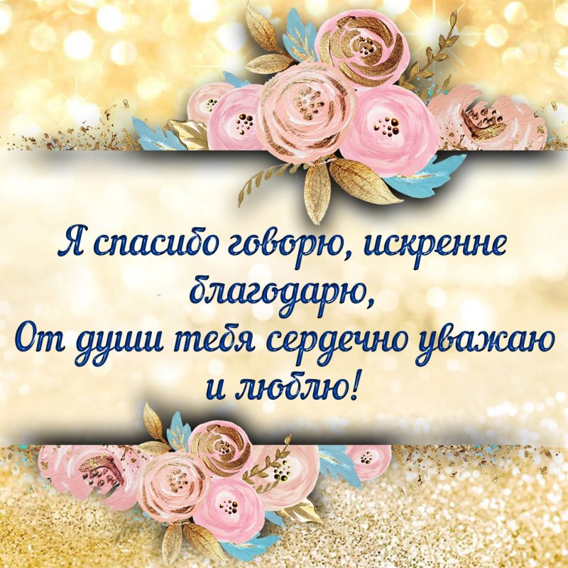 Благодарю за поздравления