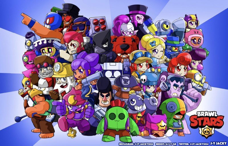 Герои игры Brawl Stars