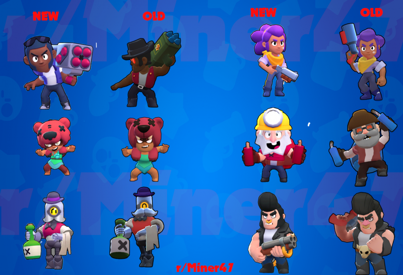 Brawl Stars персонажи легендарные мальчики