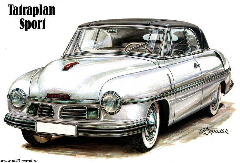 Вацлав Западлик художник автомобилей