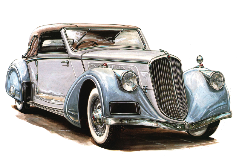 Рисунок машины Tatra Vaclav Zapadlik
