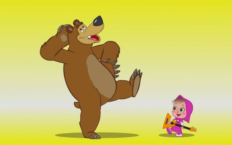 Маша и медведь 2d