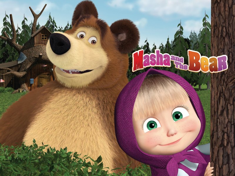 Картинки на рабочий стол Маша и медведь