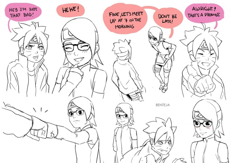 Sarada x Boruto 18