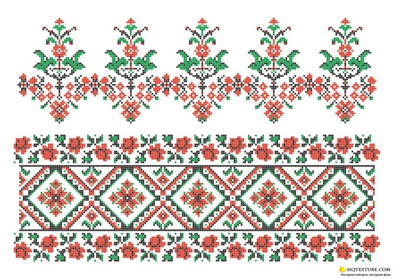 Кубанский рушник вектор