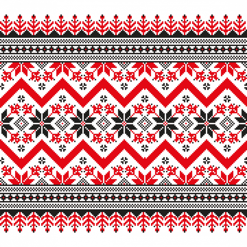 Белорусский народный орнамент рушник