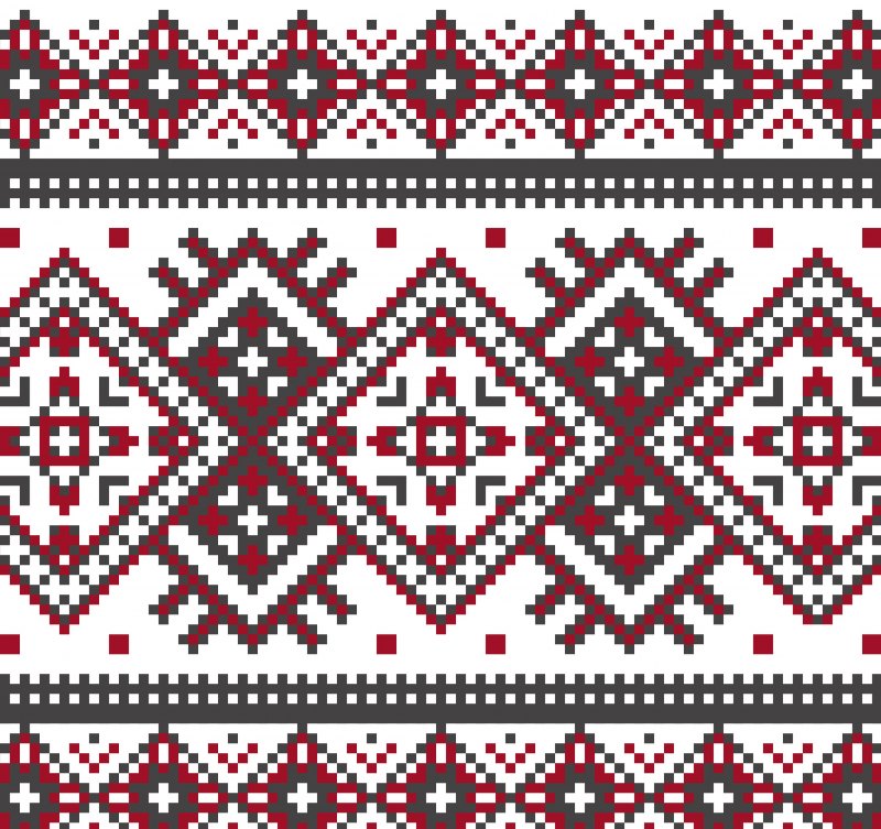 Карельский орнамент вектор
