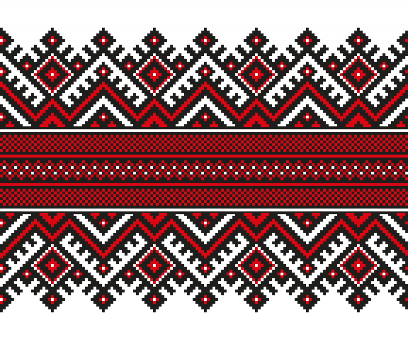 Этнический украинский узор
