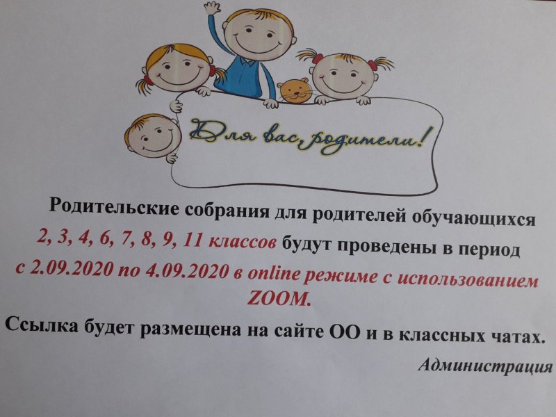 Родительское собрание для родителей будущих первоклассников