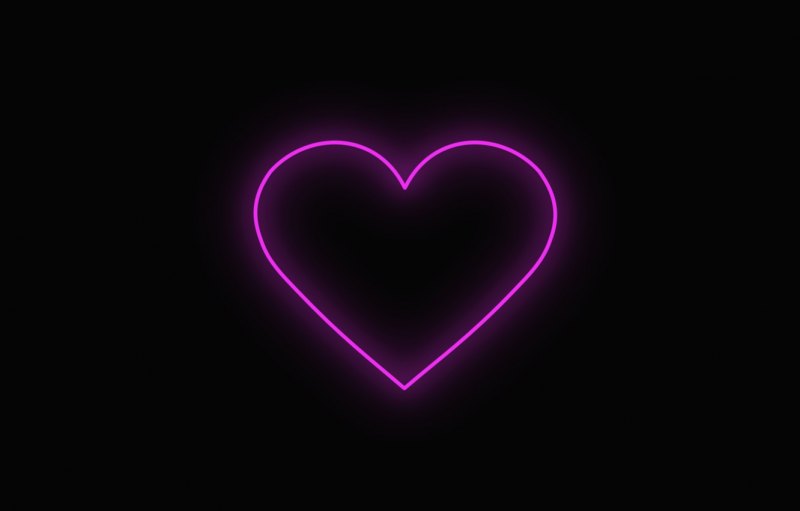 Неоновое сердце