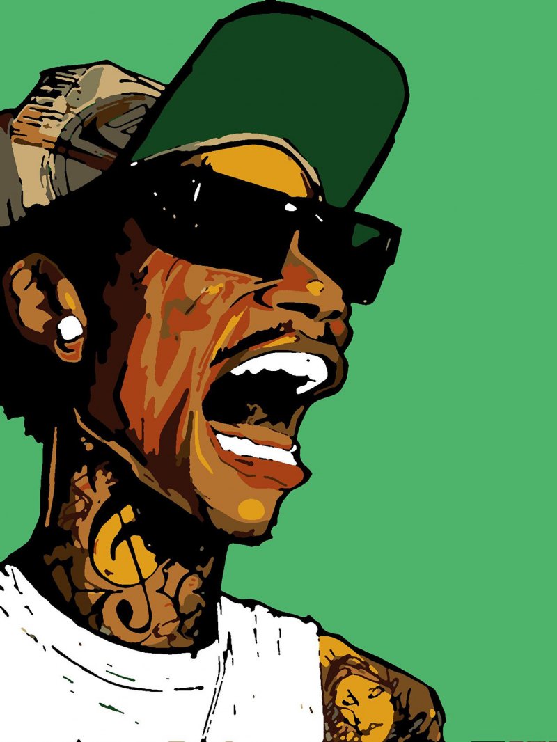 Вывеска в стиле граффити