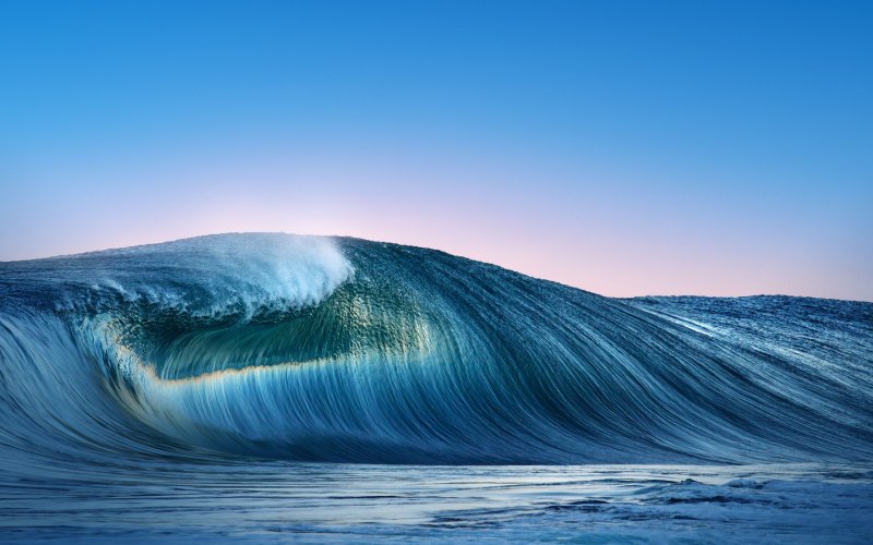 Обои на телефон волны