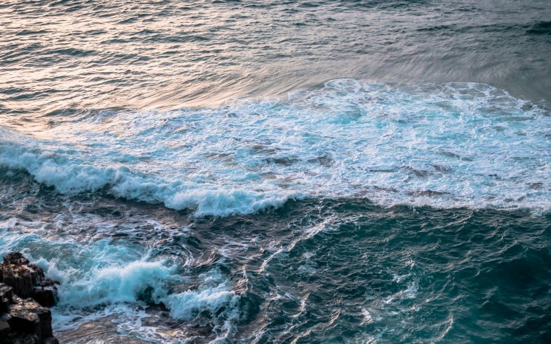 Абстракция волны океан