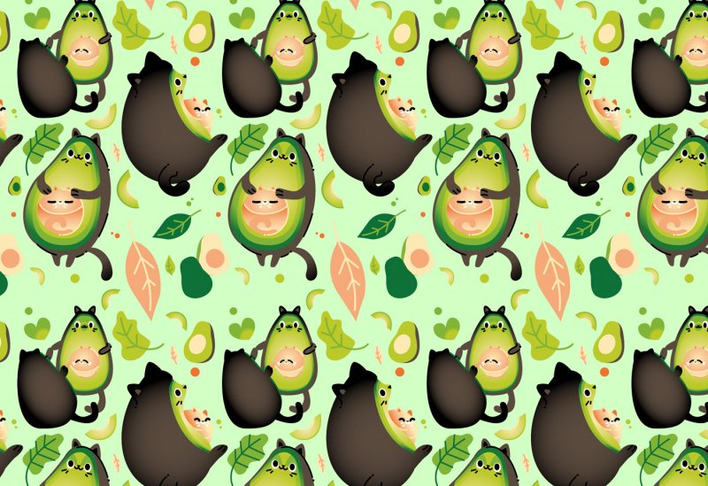 Принты с авокадо