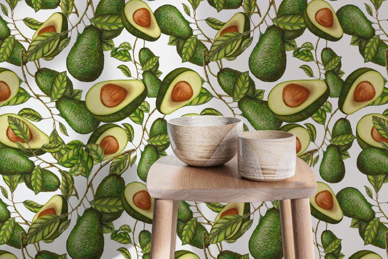 Красивые обои с авокадо