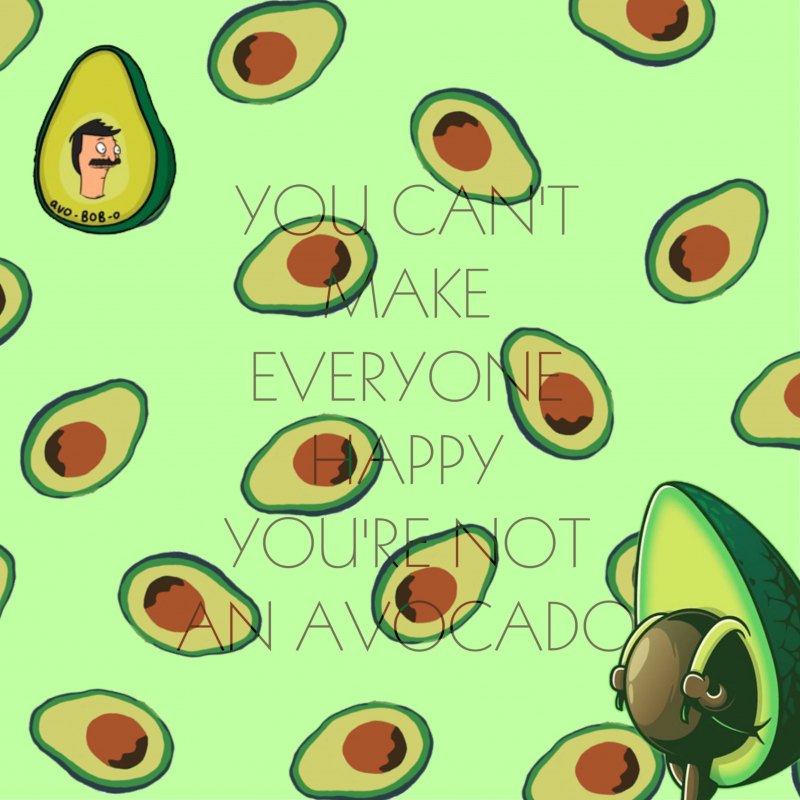 Обои с авокадо