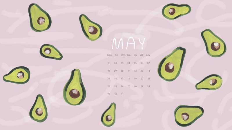 Обои на планшет с авокадо