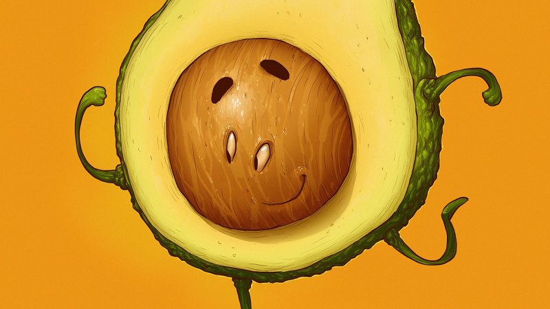 Милое авокадо