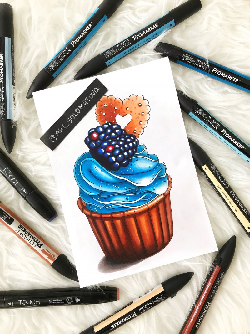 Скетчи маркерами