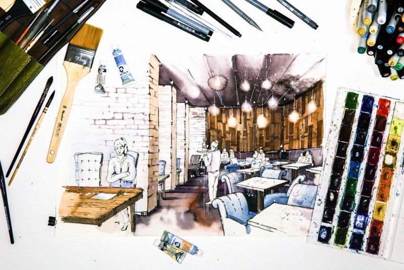 Маркеры для скетчинга