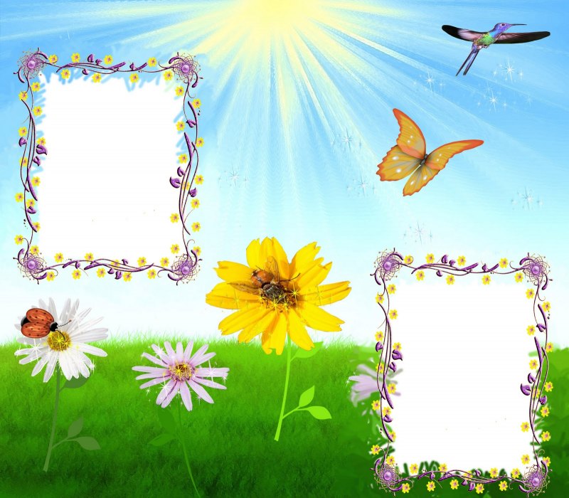 Летняя рамка для детей