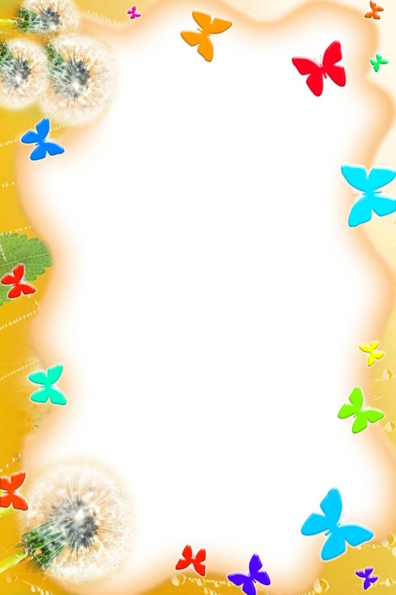 Рамки для текста детские