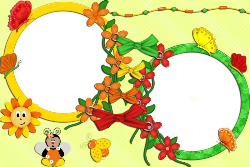 Рамка детская с солнышком