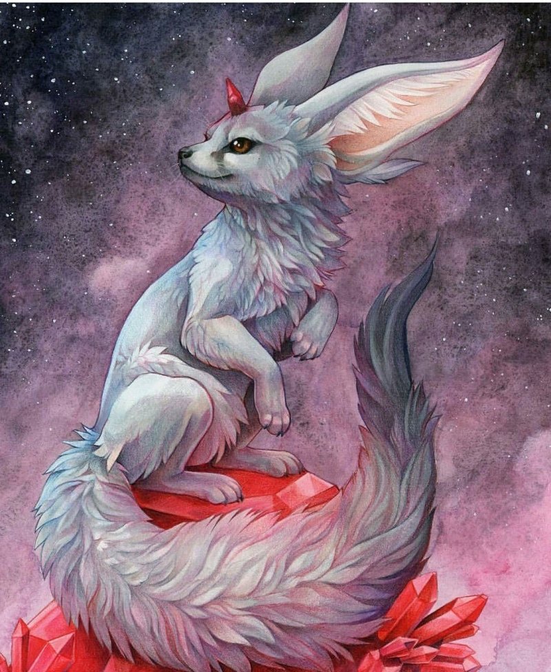 Карбункул лиса из Final Fantasy