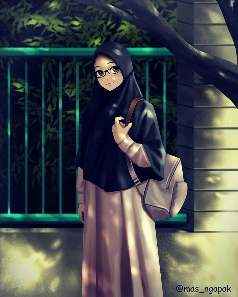 Аниме в хиджабе