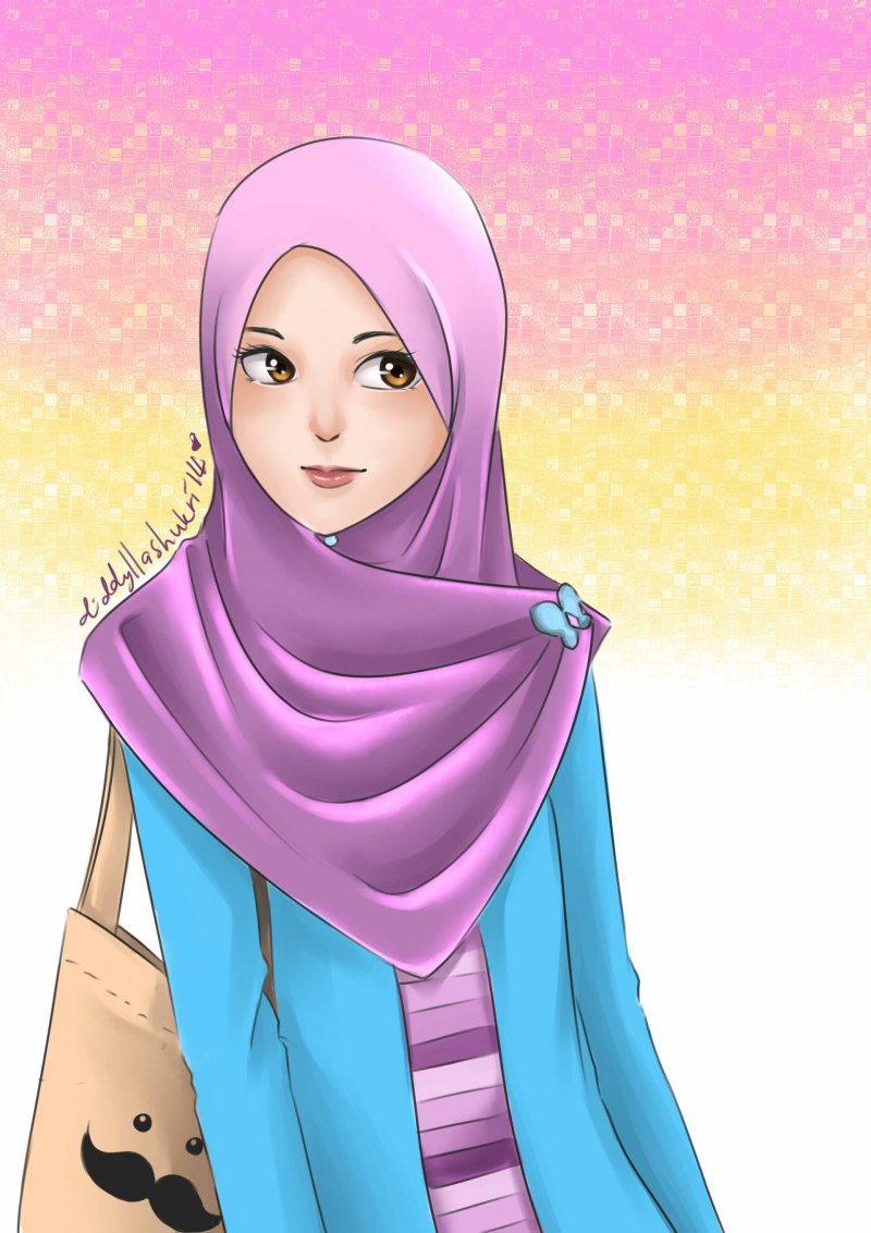 Аниме в хиджабе
