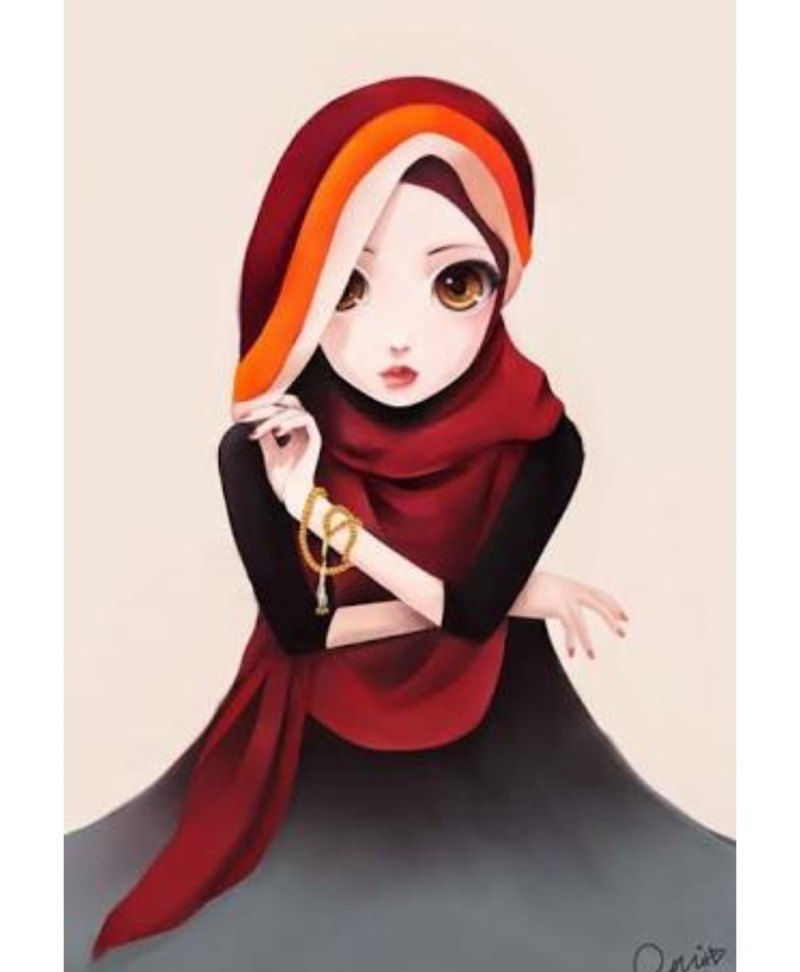 Аниме девушки в парандже