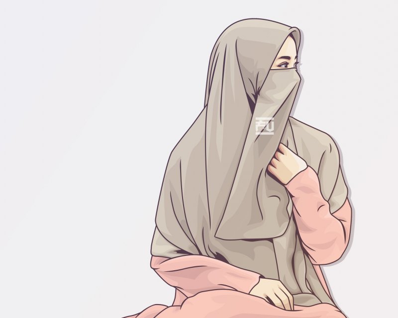 Муслим аниме никаб