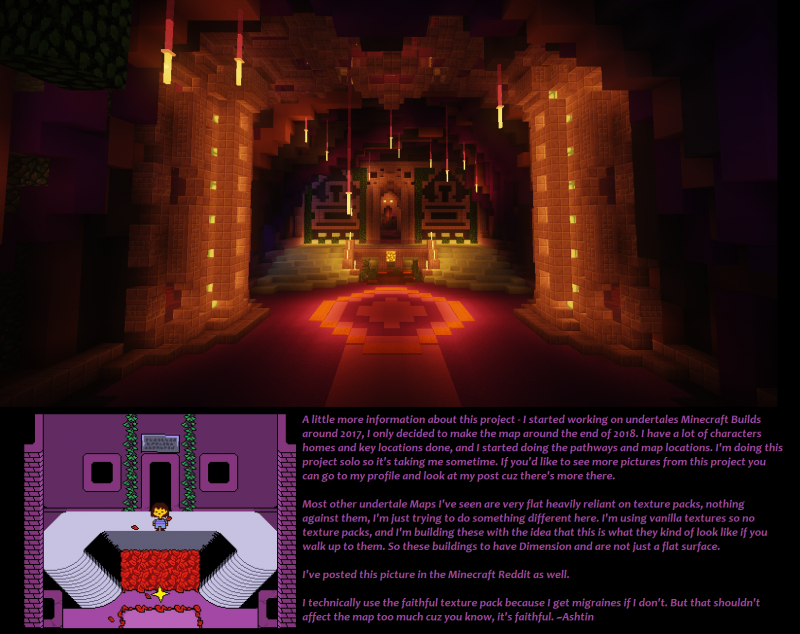 Карта руин Undertale