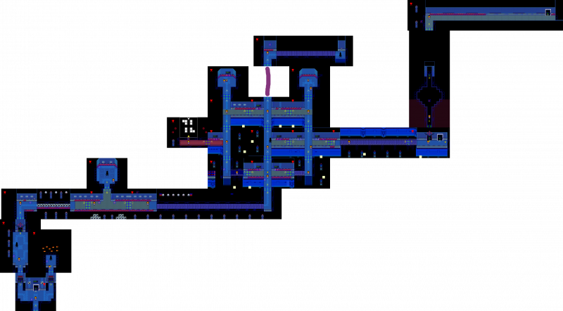 Карта подземелья андертейл