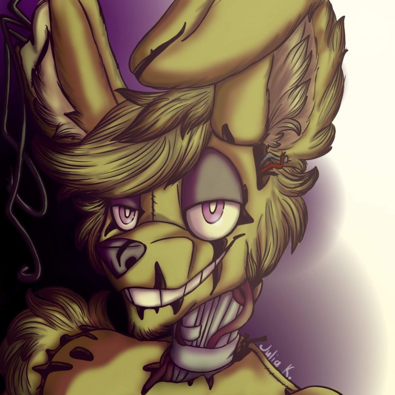 ФНАФ спринг трап арт