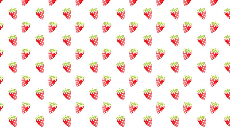 Принт клубника