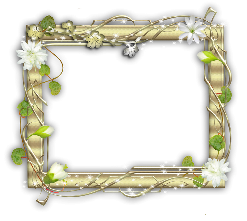 Красивые рамки на прозрачном фоне