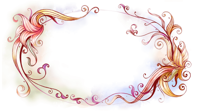 Квадратная рамка с цветами