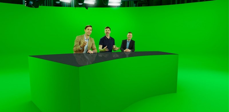 Зелёный фон хромакей