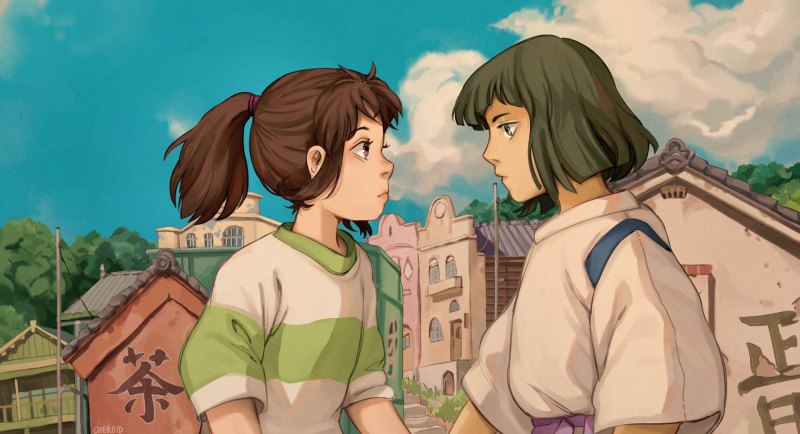 Унесенные призраками Хаку и ТИХИР