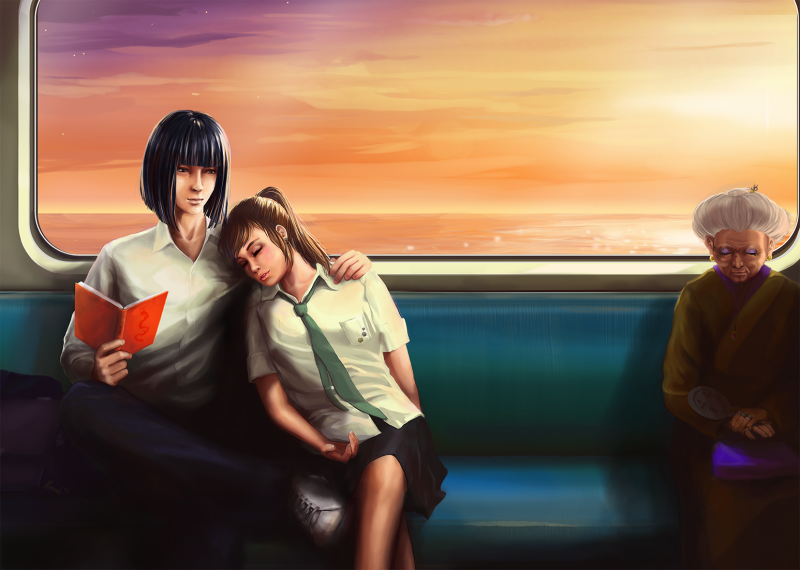 Тихиро и Хаку взрослые