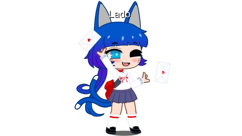 Мишка гача лайф без фона