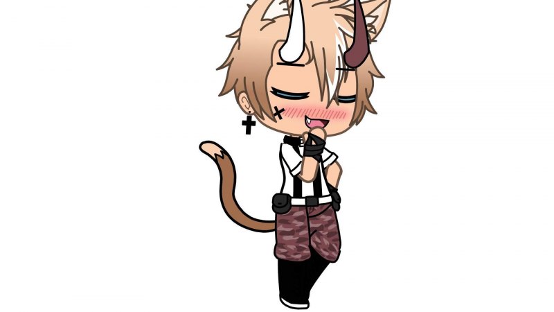 Скин на Хэллоуин в гача лайф