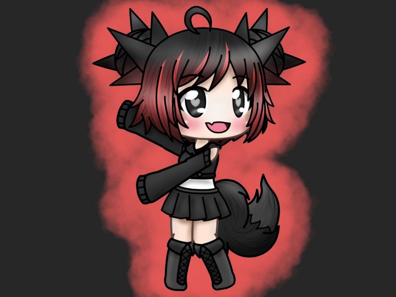 Фиолетовый фон гача лайф