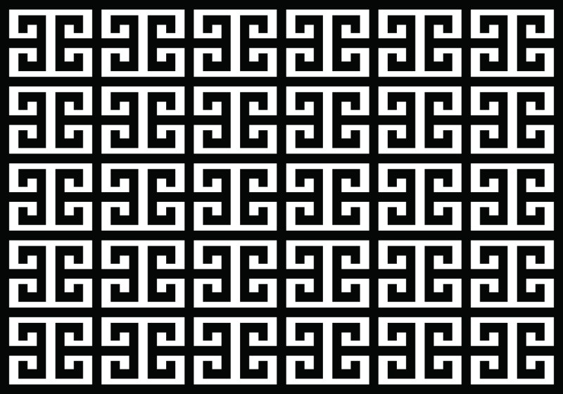 Рисунок Версаче трафарет