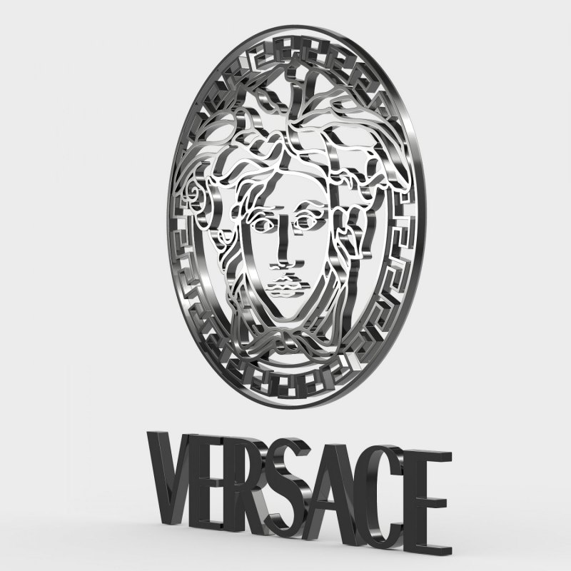 Версаче логотип 3d