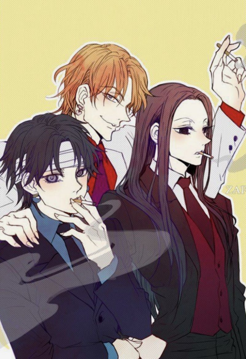 Куроро Люцифер Хисока и Иллуми