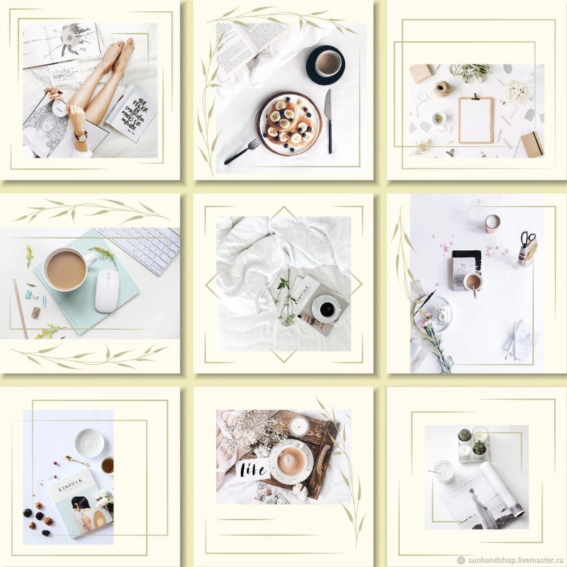 Набор шаблонов для Инстаграмм