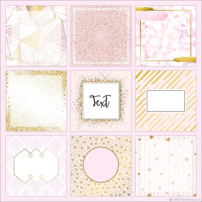 Набор шаблонов для постов