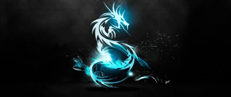 Дракон абстракция